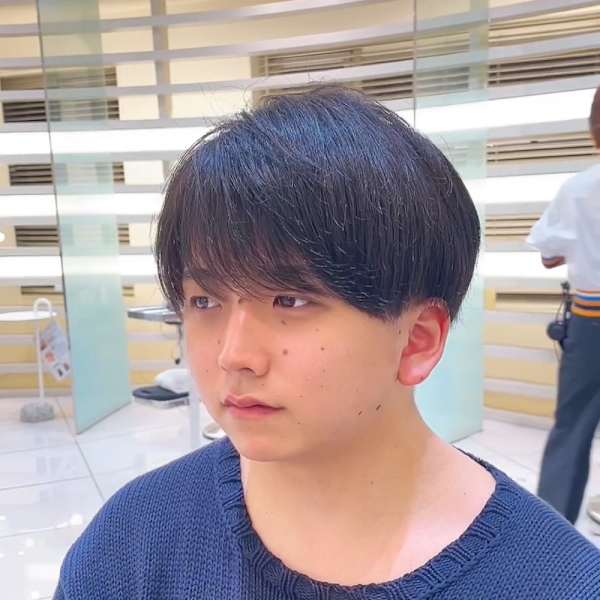 「ラウンドマッシュ」ナチュラルスタイル