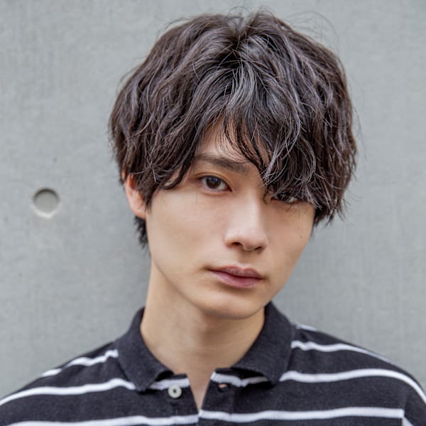 【小久保style】メンズカットツーブロックツイストウルフ|CITY