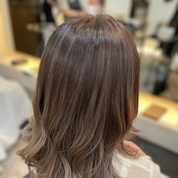 くびれヘア/ハイライト/バニラベージュ|カラー専門店 color lover 自由が丘