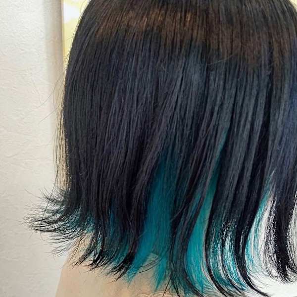 【hair salon Wish】ターコイズカラー