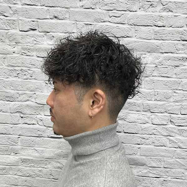 メンズデザインパーマ|salon de courage