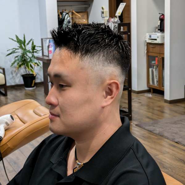 ベリーショートフェードカット