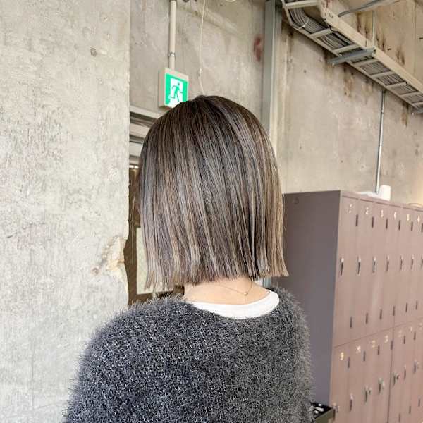 バレイヤージュ　シナモングレージュ