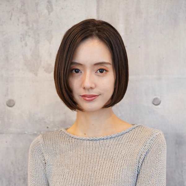 大人可愛いシンプルボブ/艶髪/髪質改善/清澄白河/森下