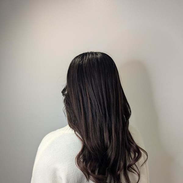 馴染ませカットで90本 ロングヘアー