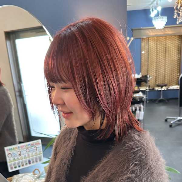 レイヤーボブウルフ