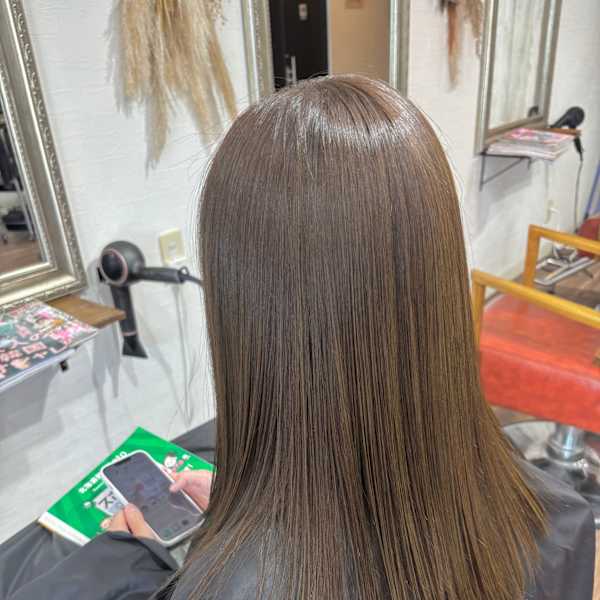 つやつやマロンベージュ|hair make amphi