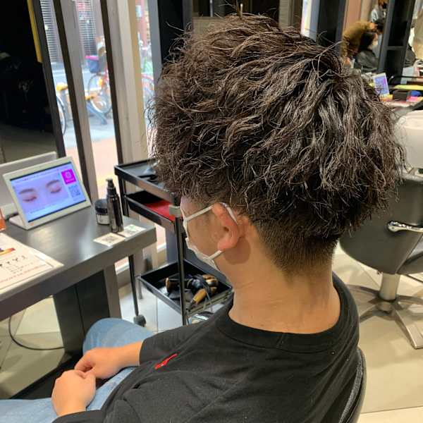 メンズパーマメンズツイストスパイラルパーマ