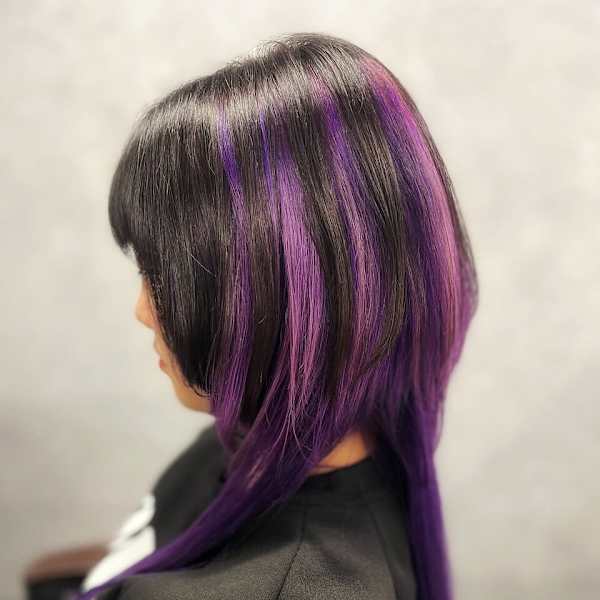 逆アンブレラカラー