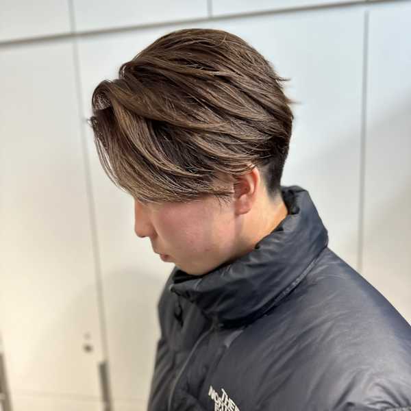 【吉田智哉】メンズニュアンスパーマ×バレイヤージュ