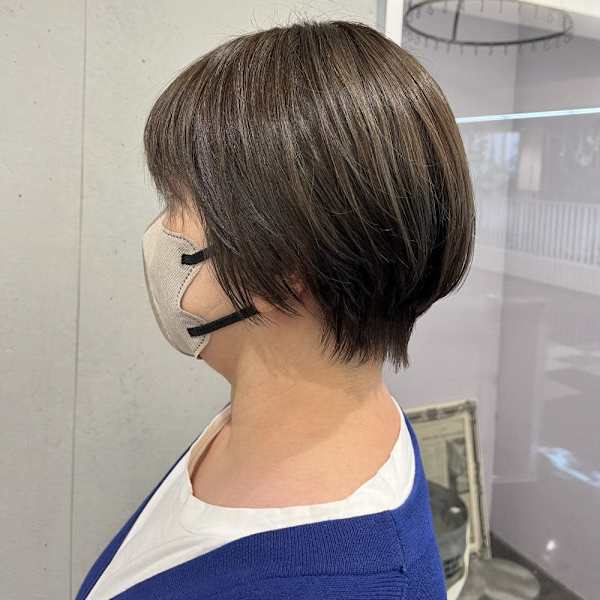 白髪ぼかしハイライト