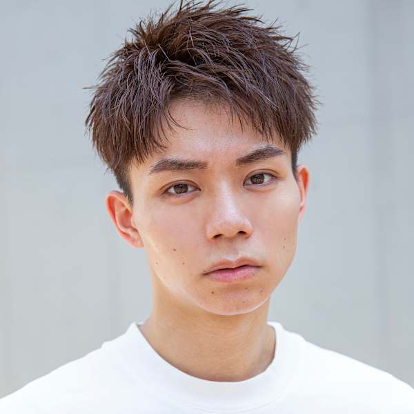 【小久保style】メンズカットツーブロックツイストウルフ