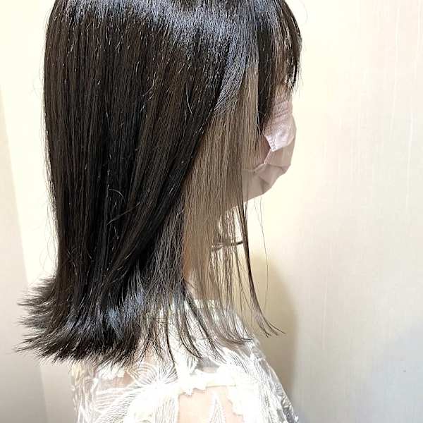 【イヤリングカラー】ベージュカラー/ブリーチカラー|cloud hair 北仙台店