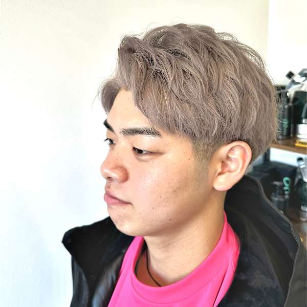 メンズシルバーカラー