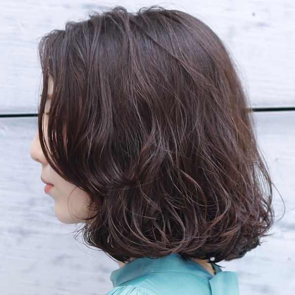大人ミディアムパーマ