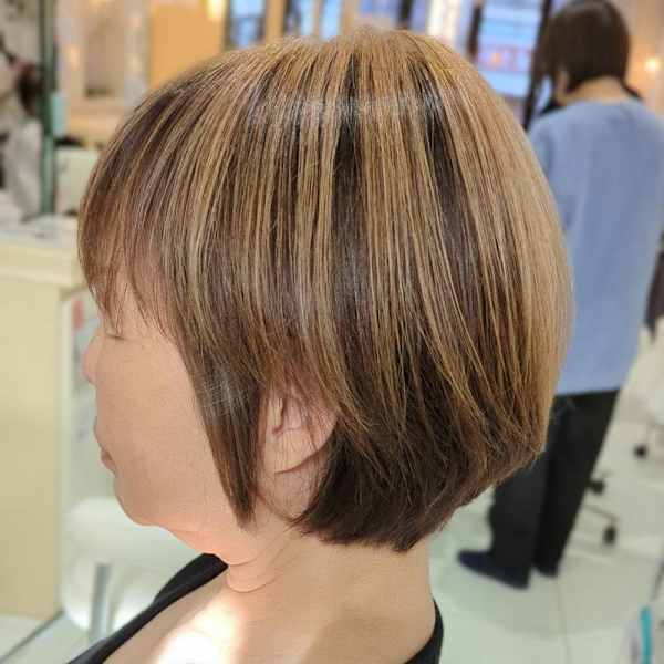 ショート×アンブレラカラー《白髪ぼかし》