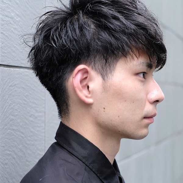 大人ツーブロックショート