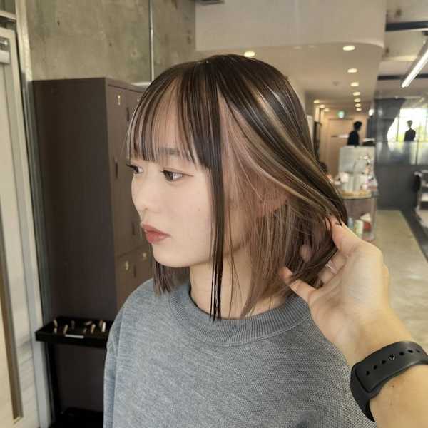 ピンクインナーカラー