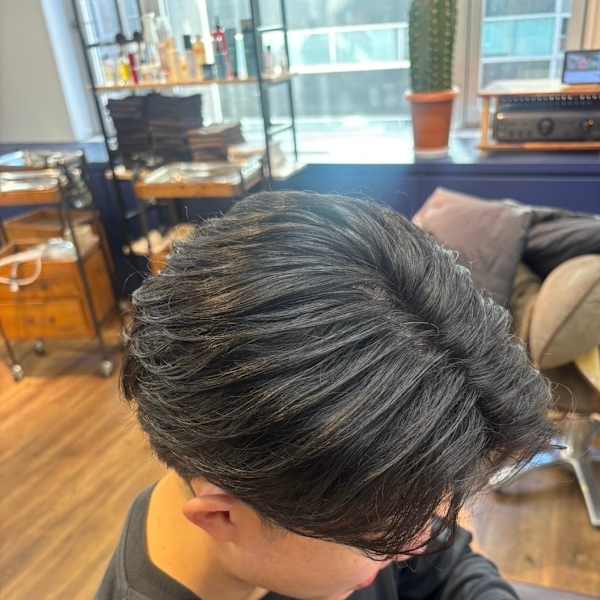 センターパート×ナチュラルパーマ|Terrace soar