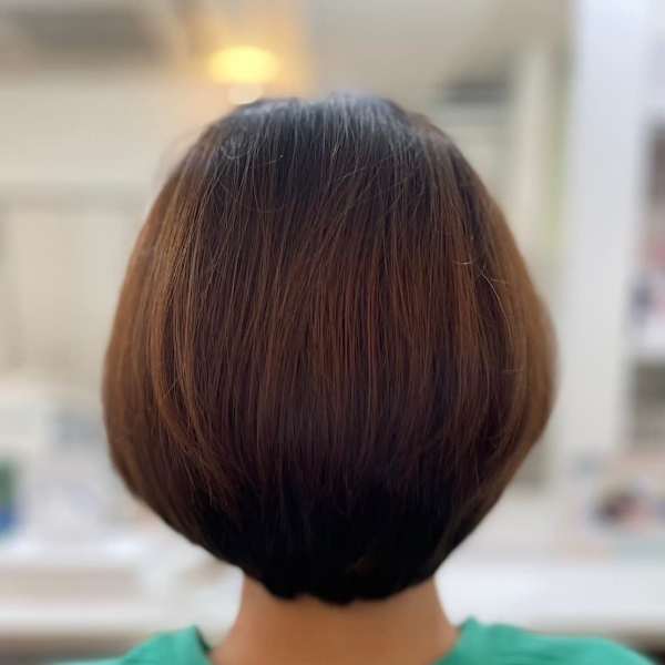 丸みのあるマッシュボブ|Elua Hono-Hono