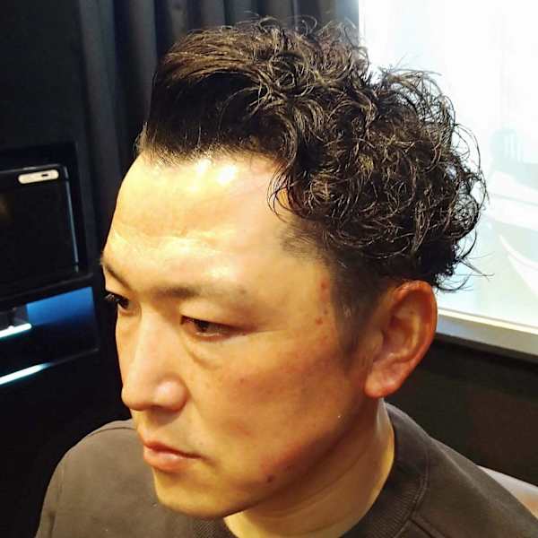 アシンメトリー×アクティブパーマ