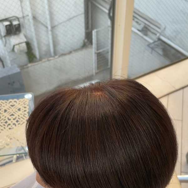 アフター → ビフォア　右にスワイプ【白髪染め/脱白髪染め】