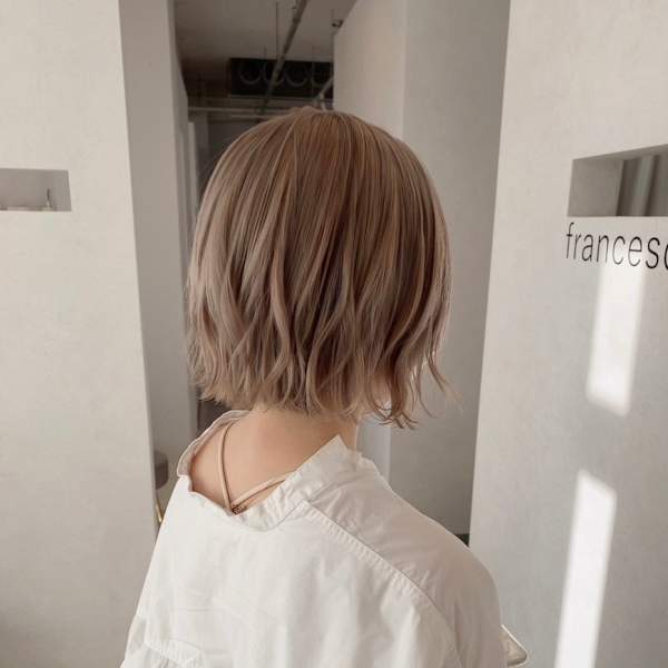 francesca.bob×ミルクティーベージュ