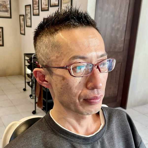 【40代 男性】ロンドンネオボウズ（大宮/バーバー）