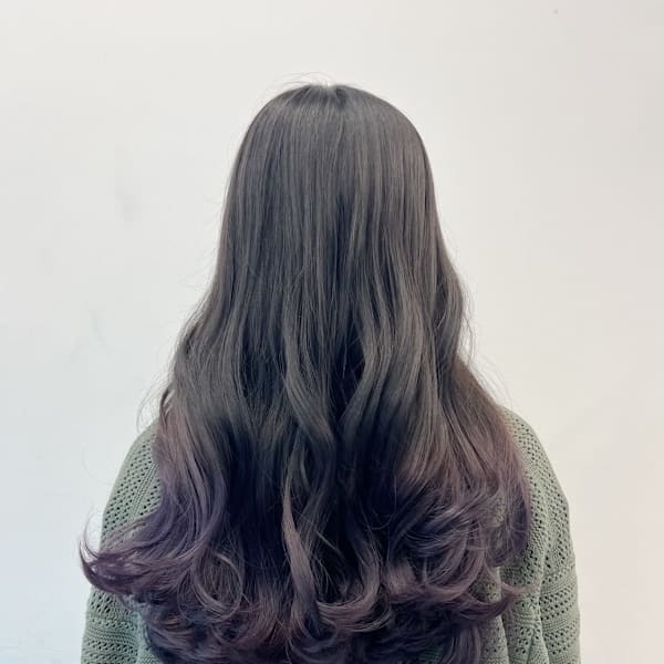 グラデーションカラー/バイオレット/中野美容室