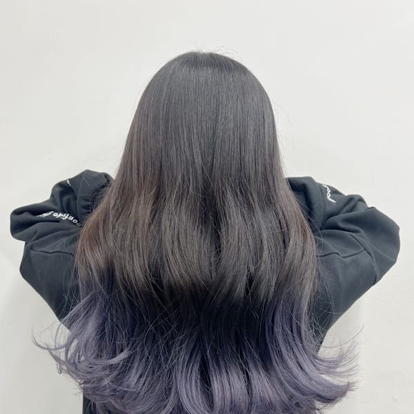 グレイパープルグラデーション