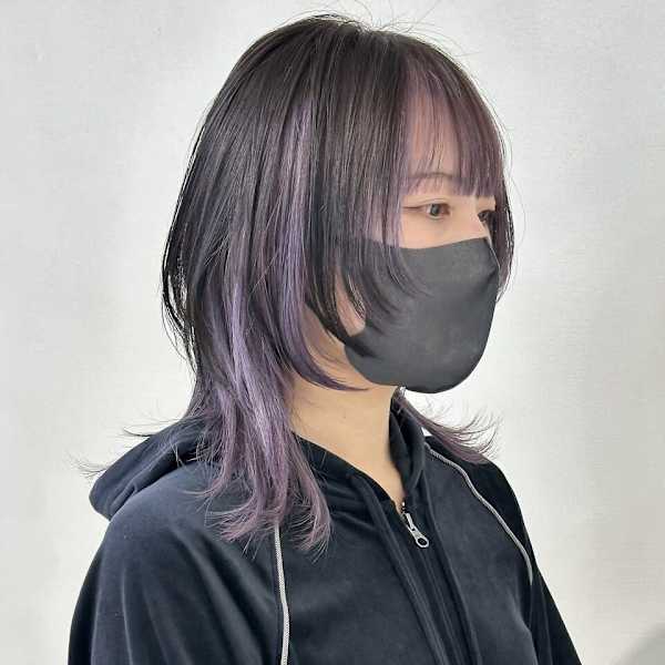 ウルフ/ウルフカット/ レイヤーウルフ/インナーカラー岩﨑