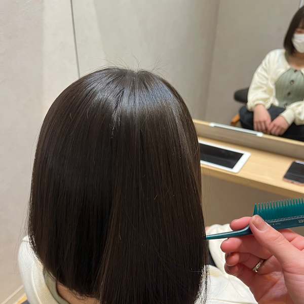【MIKOTO】毛先まで柔らかい♪髪質改善ストレート☆