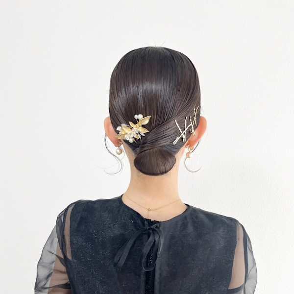 タイトシニヨン|ヘアセット/着付け専門店 Renon Rouge