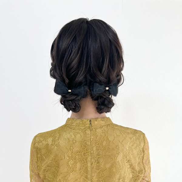 ツインおだんご|ヘアセット/着付け専門店 Renon Rouge