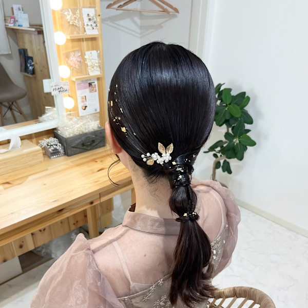 編み下ろし|ヘアセット/着付け専門店 Renon Rouge