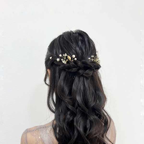 ハーフアップ|ヘアセット/着付け専門店 Renon Rouge