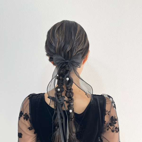 編み下ろしツイン|ヘアセット/着付け専門店 Renon Rouge