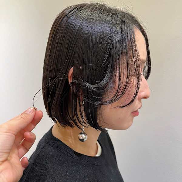 【暗髪】大人ボブ/白髪染め/髪質改善|R hair natural & organic salon