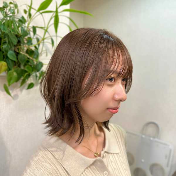 大人ボブ　くびれボブ　レイヤー　外ハネボブ　レイヤーカット|CLOUD HAIR