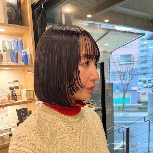 【ノンジアミンカラー/マニキュア】大人可愛い/大人ボブ|R hair natural & organic salon