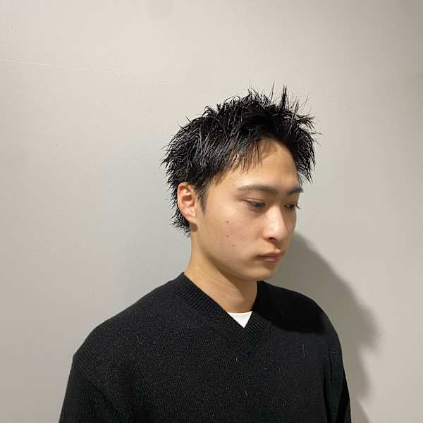 黒髪/スパイキーショート|Riganuts 池袋店