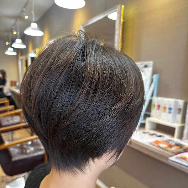 30代40代50代マッシュショートショートボブショートカット|HAIR MAKE ROSY 八軒店