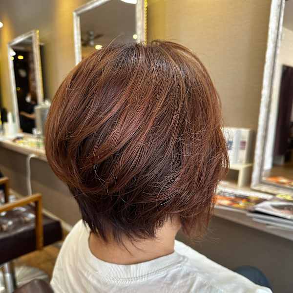 30代40代50代マッシュショートショートボブショートカット|HAIR MAKE ROSY 八軒店