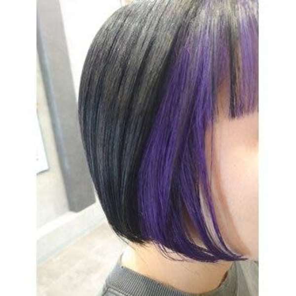 フェイスフレーミング×グレープパープル