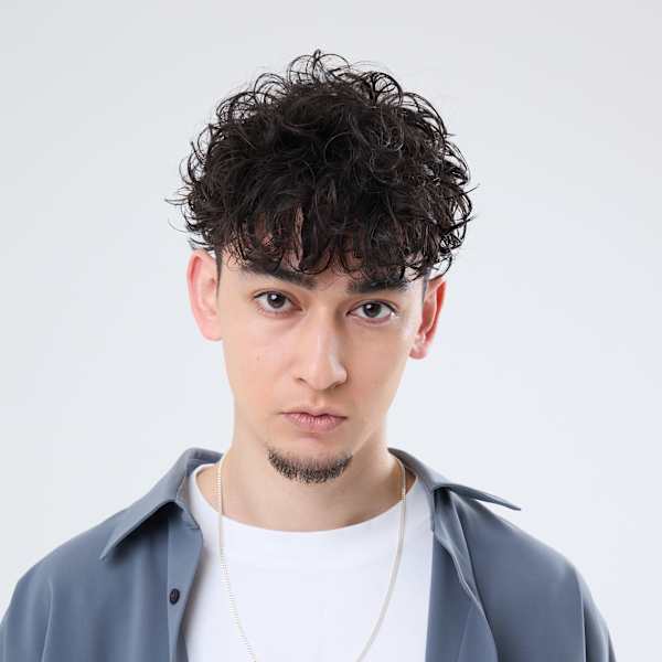 ビジネス◎メンズ刈り上げパーマ|Afinar 横浜店