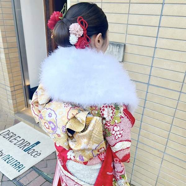 2025 成人式メイク、セット、着付け