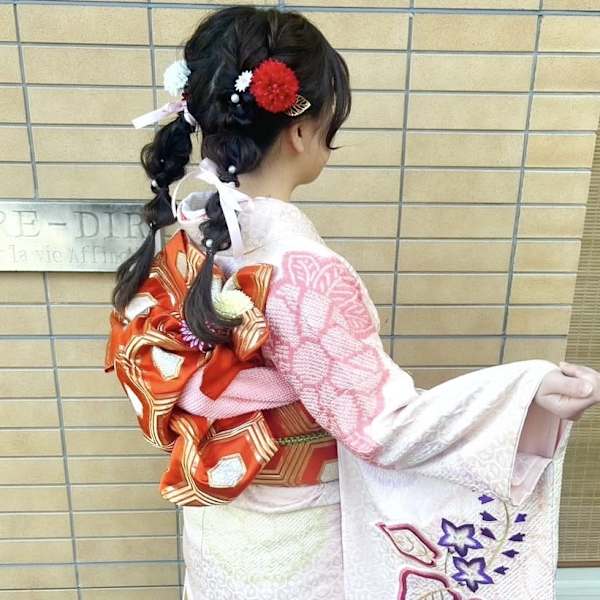 2025 成人式メイク、セット、着付け|DERE-DIR face by NEUTRAL