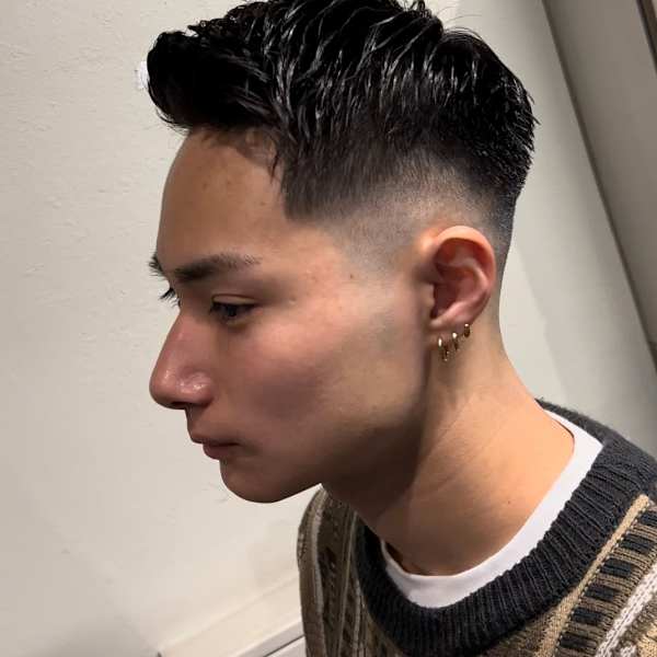 フェザーアップ/アイロンパーマ|Million Bucks barber shop 上野