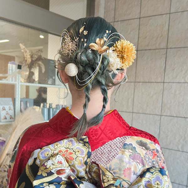 【hinari】成人式ヘアセット/カチモリヘア