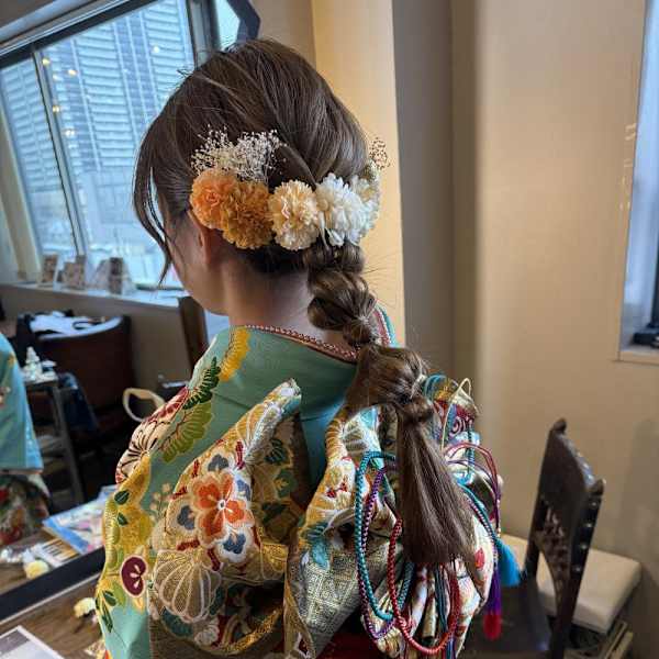 成人式/成人式ヘア/ヘアメイク/着付け